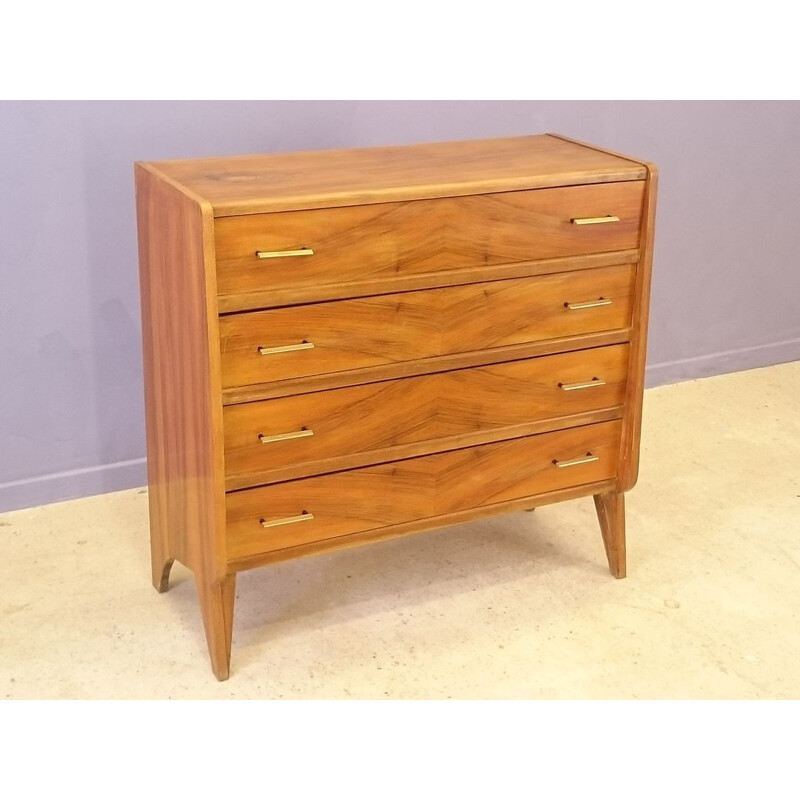 Vintage oak chest of drawers - 1950s