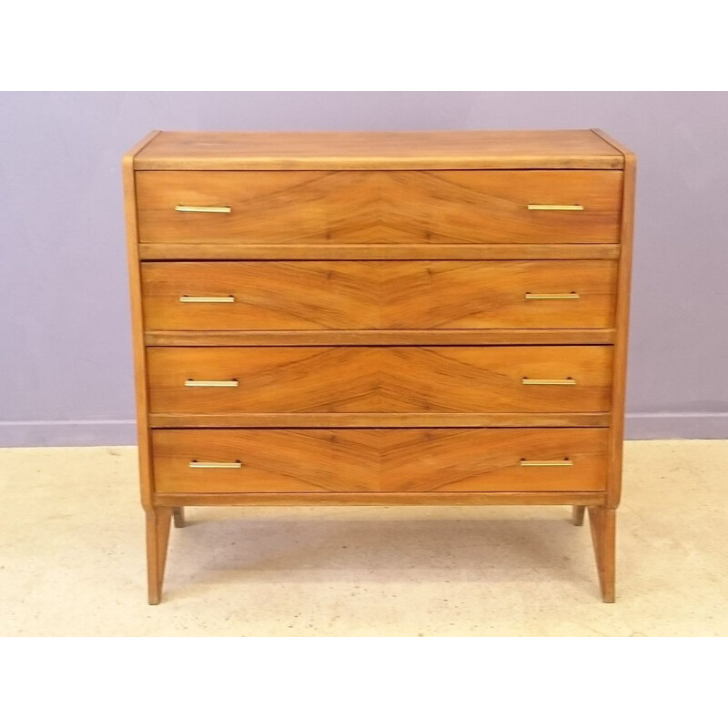 Vintage oak chest of drawers - 1950s