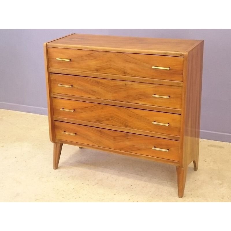 Vintage oak chest of drawers - 1950s