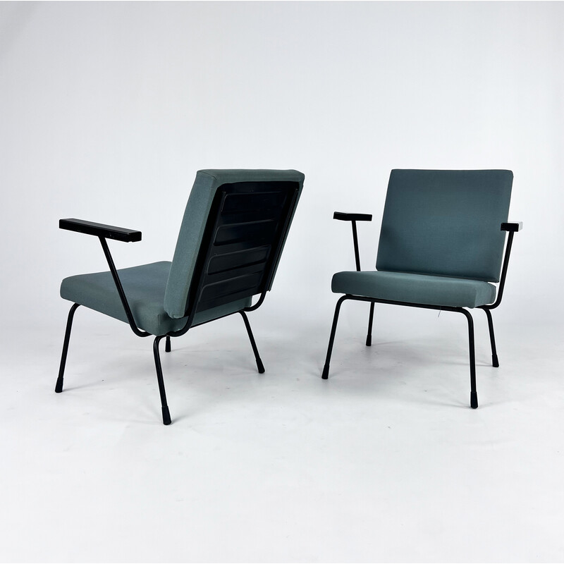 Vintage model 415 armchairs by Wim Rietveld for Gispen, 1950