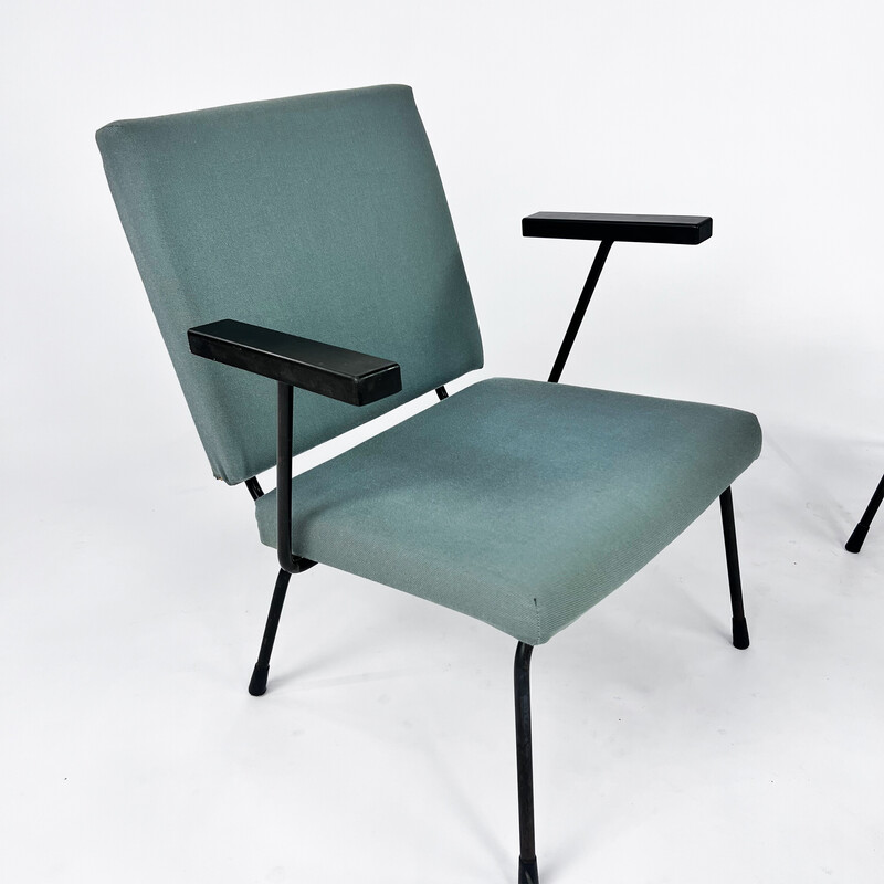 Vintage model 415 fauteuils van Wim Rietveld voor Gispen, 1950