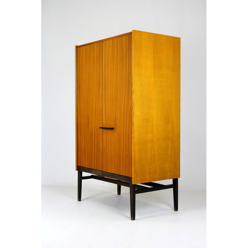 Vintage mahogany wardrobe by Up Zavody, Czechoslovakia 1970