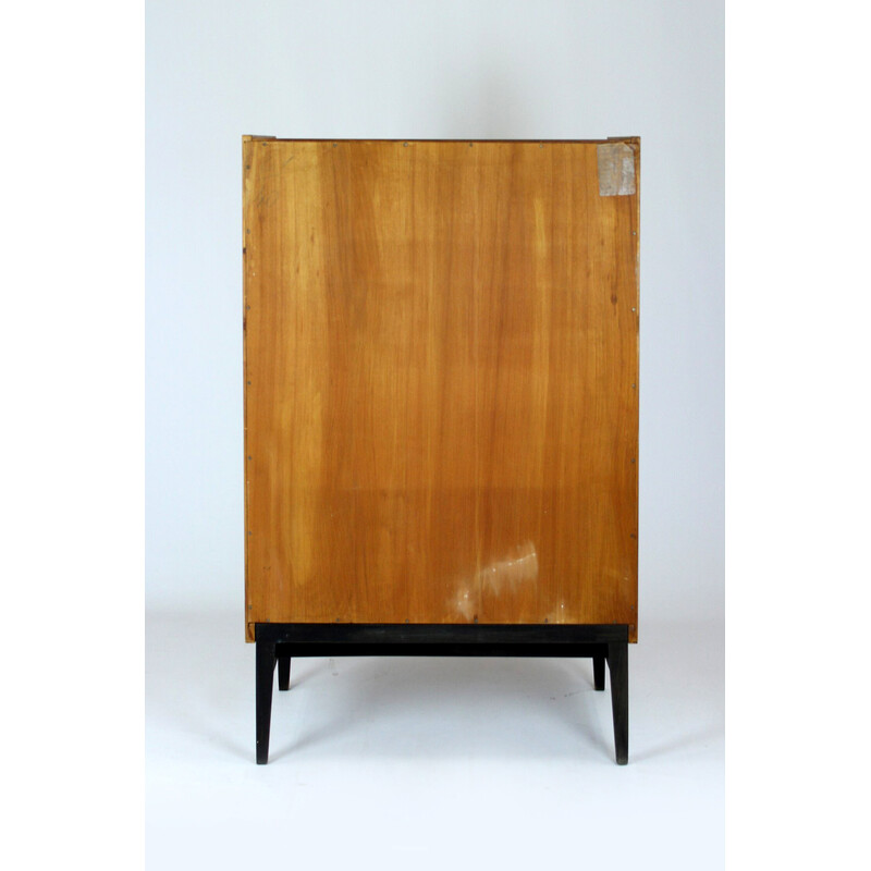 Armoire vintage en acajou par Up Zavody, Tchécoslovaquie 1970