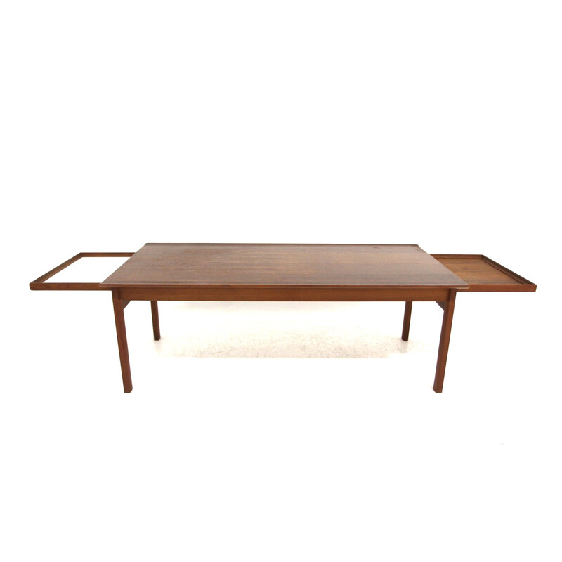 Table basse vintage par Tove et Edvard Kindt-Larsen pour Seffle Möbelfabrik, Suède 1960