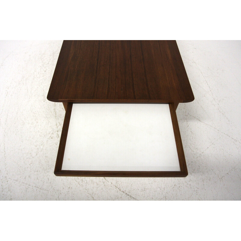 Table basse vintage par Tove et Edvard Kindt-Larsen pour Seffle Möbelfabrik, Suède 1960