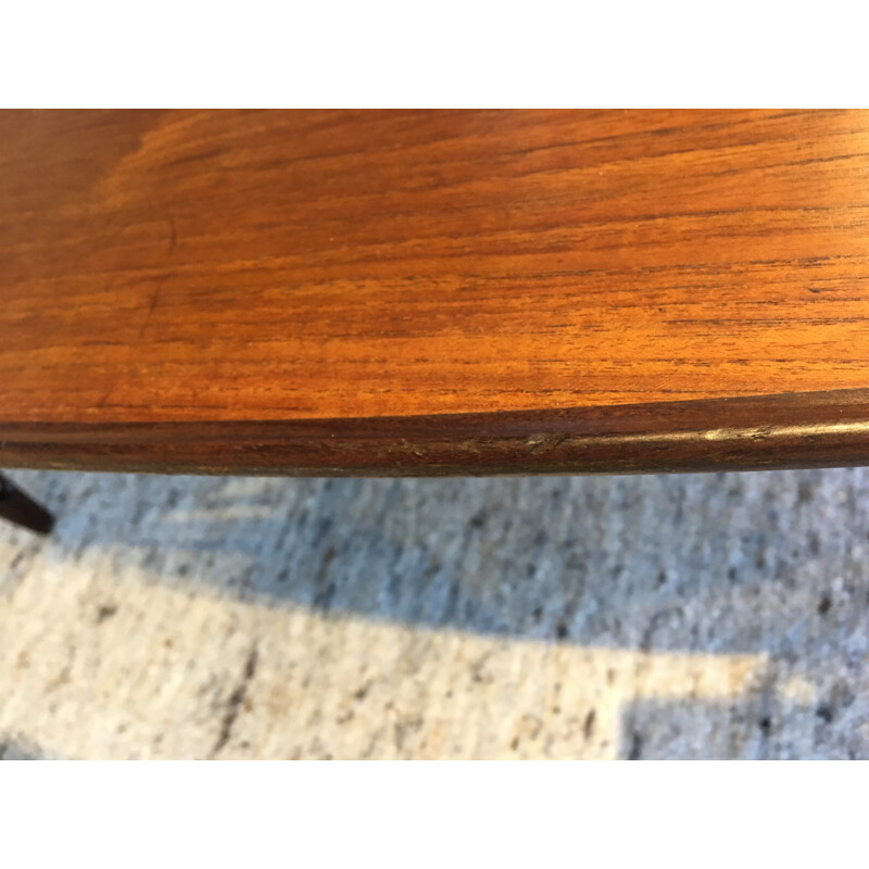 Teak Tripod Coffee Table from BC Mobler - 1950s