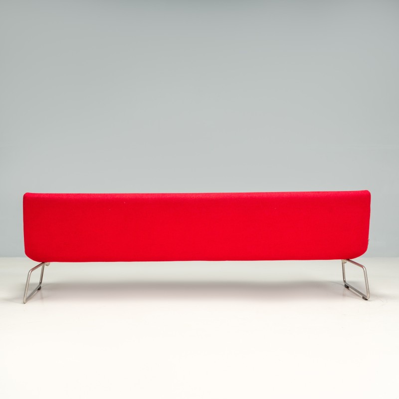 Vintage 3-seater metal and fabric sofa by Edward Barber and Jay Osgerby for Cappellini, 2000