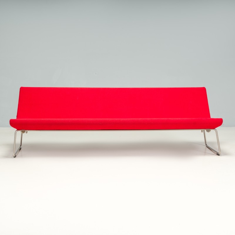 Vintage 3-seater metal and fabric sofa by Edward Barber and Jay Osgerby for Cappellini, 2000