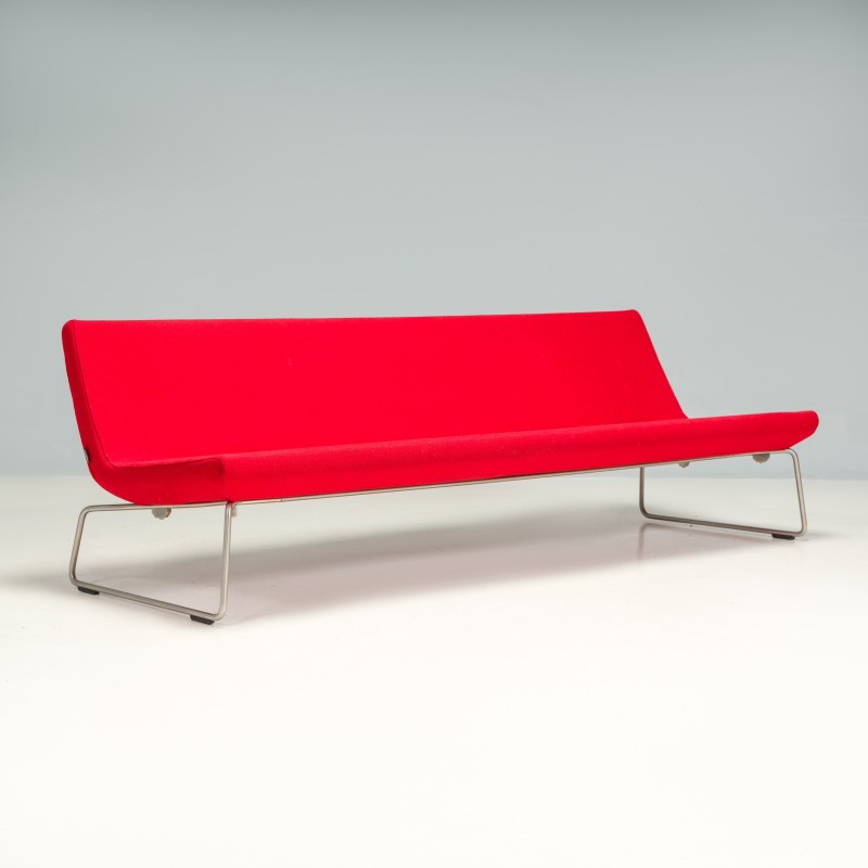 Vintage 3-seater metal and fabric sofa by Edward Barber and Jay Osgerby for Cappellini, 2000