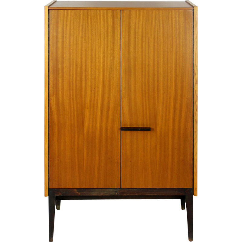 Vintage mahogany wardrobe by Up Zavody, Czechoslovakia 1970