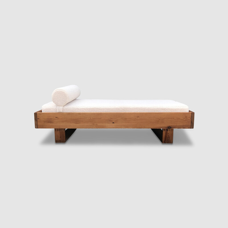 Vintage elm daybed by Ate Van Apeldoorn for Houtwerk Hattem, 1970