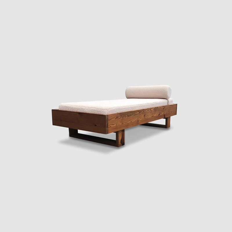 Vintage elm daybed by Ate Van Apeldoorn for Houtwerk Hattem, 1970