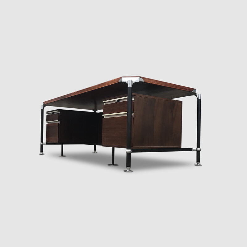 Vintage desk by Luisa and Ico Parisi for Mim, Italy 1960