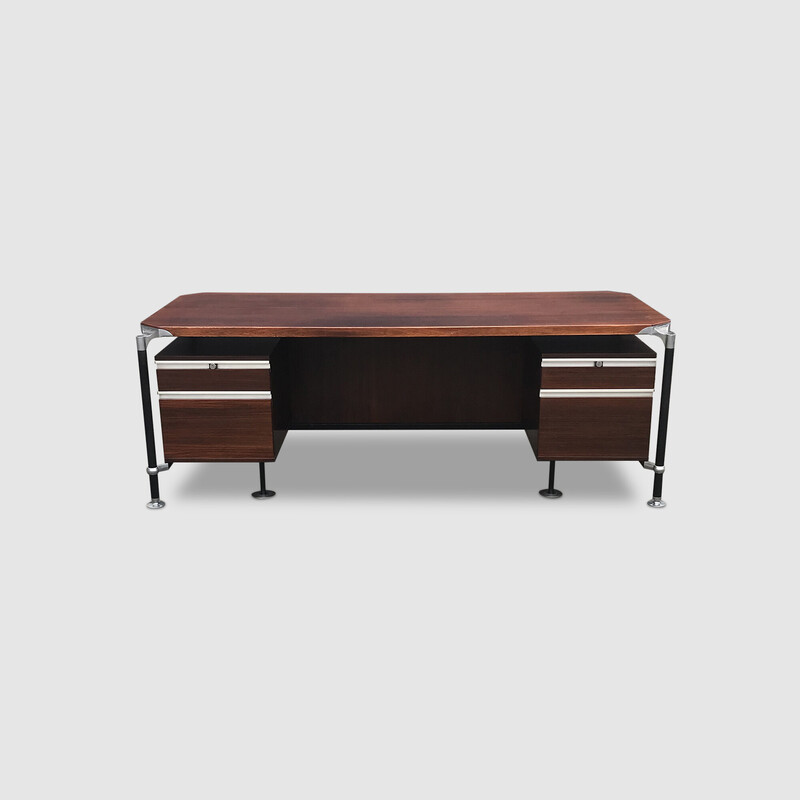 Vintage desk by Luisa and Ico Parisi for Mim, Italy 1960