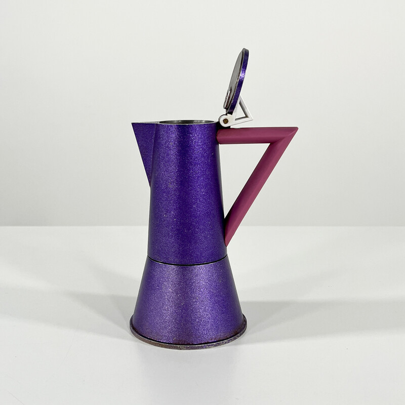 Vintage coffee pot 'Accademia' series by Ettore Sottsass for Lagostina, 1980