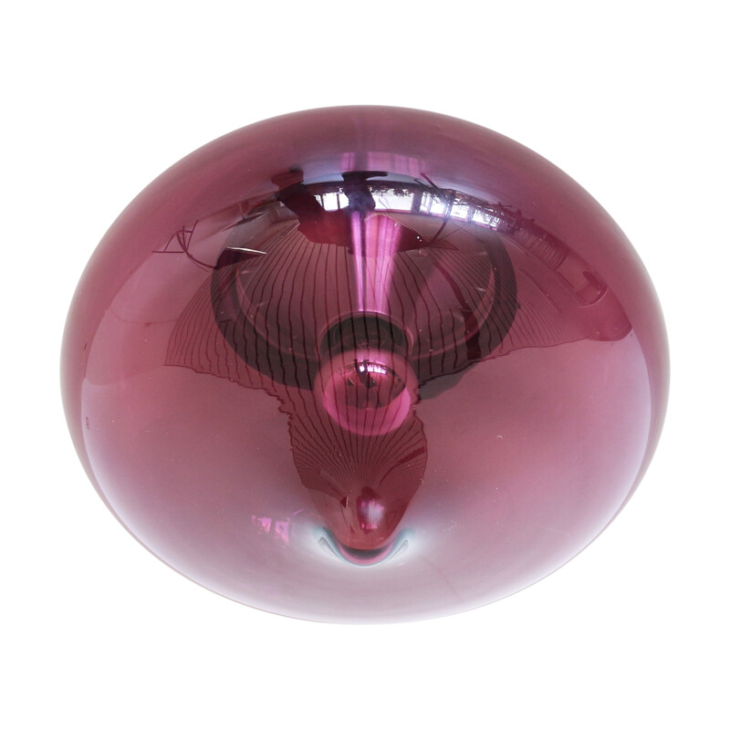 Violet Drop ceiling light by Dijkstra Lampen - 1960s