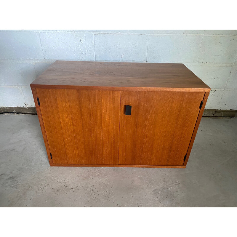 Vintage module A storage unit in teak veneer, 1960