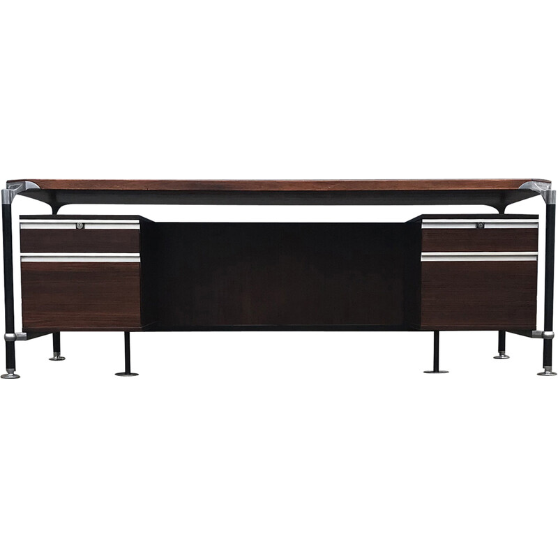 Vintage desk by Luisa and Ico Parisi for Mim, Italy 1960