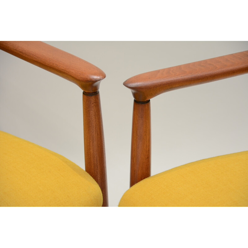 Yellow GMF-64 armchair by Edmund Homa - 1960s