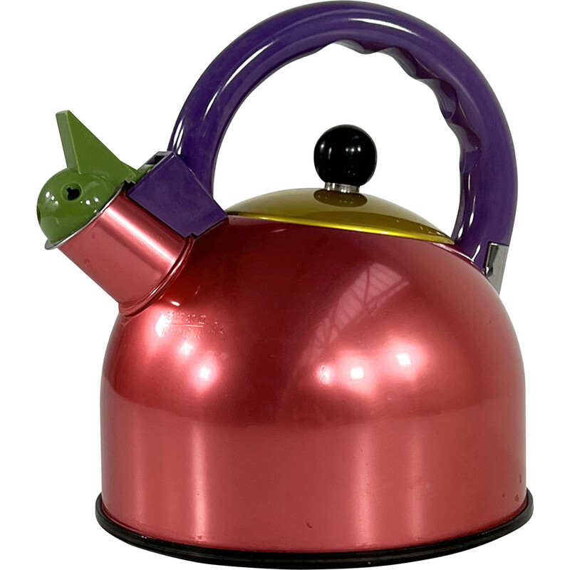 Vintage metal kettle by Cook Vessel Japan, 1980