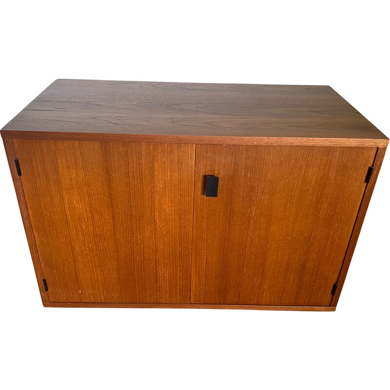 Vintage module A storage unit in teak veneer, 1960