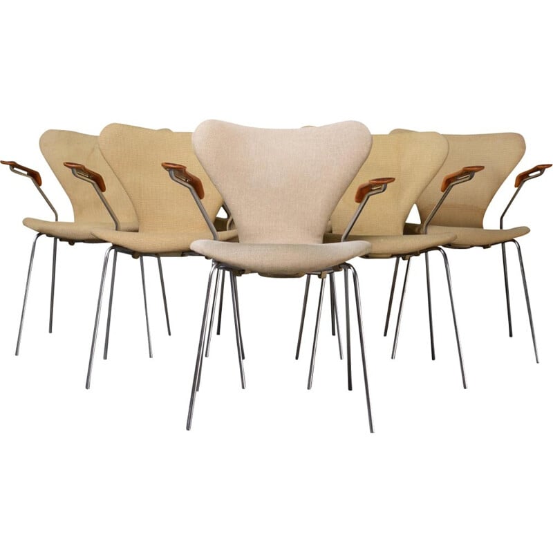 Paire de chaises "AJ3207" Fritz Hansen, Arne JACOBSEN - 1950