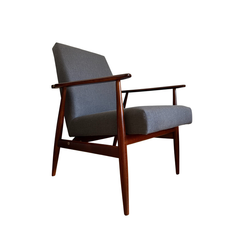 Pair of vintage beechwood armchairs by Henryk Lis for Kvadrat , Europe 1960