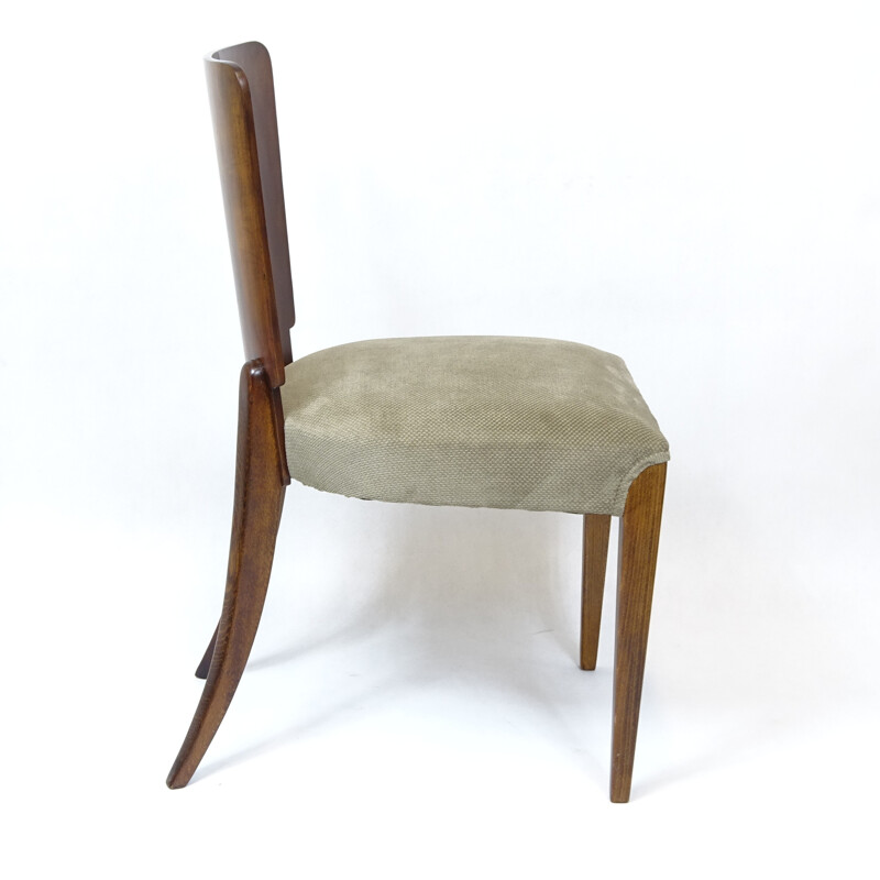 Set of 4 H-214 Dining Chairs by Jindřich Halabala for UP Zavody - 1940s