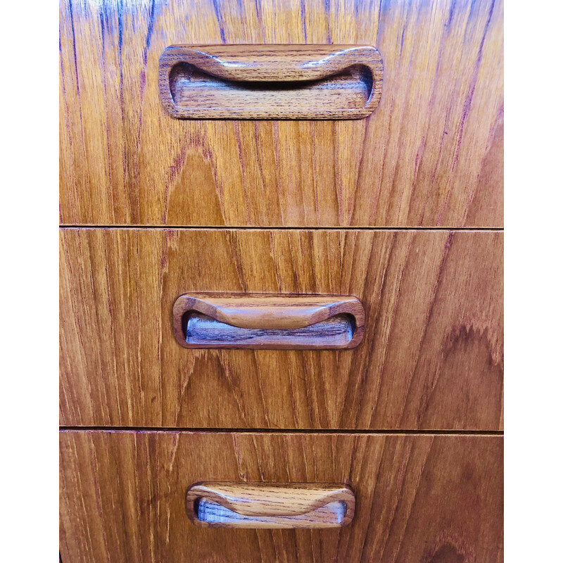 Vintage G Plan chest of drawers in teak veneer, 1970