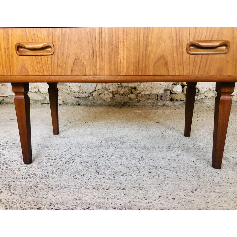 Vintage G Plan chest of drawers in teak veneer, 1970