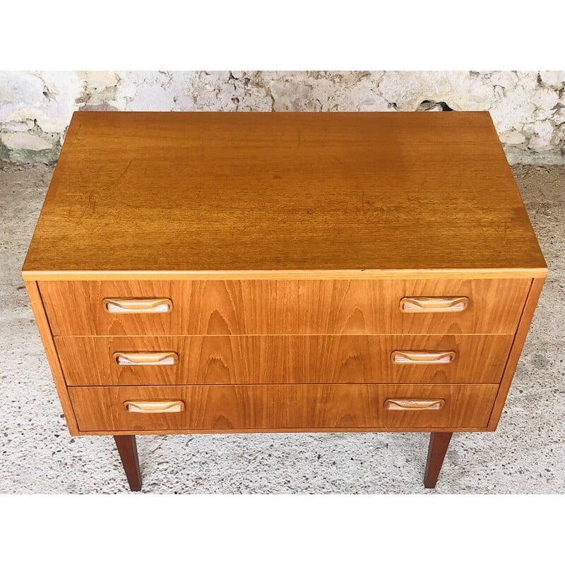 Vintage G Plan chest of drawers in teak veneer, 1970