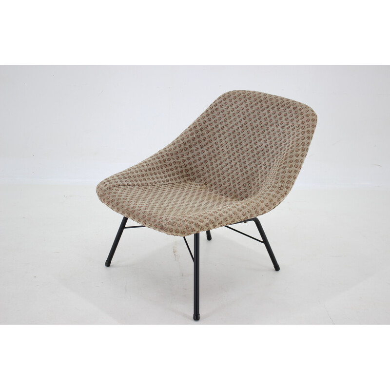 Vintage Shell ijzeren fauteuil, Duitsland 1970