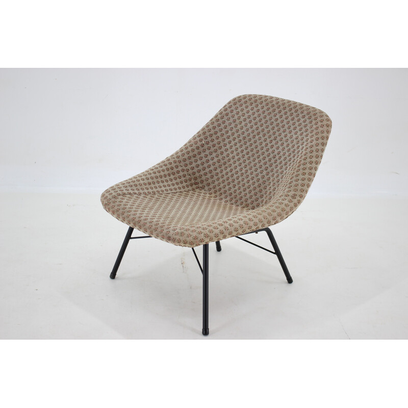 Vintage Shell iron armchair, Germany 1970