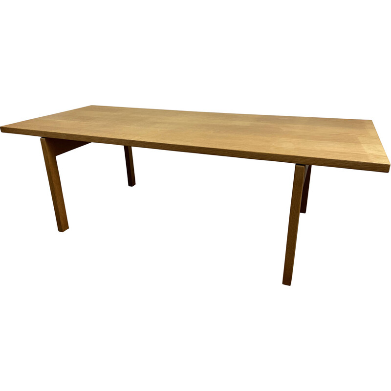 Vintage oak coffee table model AT-15 by Hans J. Wegner for Andreas Tuck, 1960