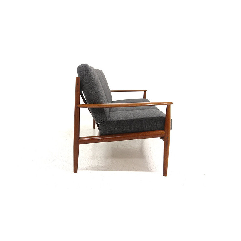 Vintage 3-Sitzer-Sofa aus Teakholz von Grete Jalk für France et Søn, Dänemark 1960