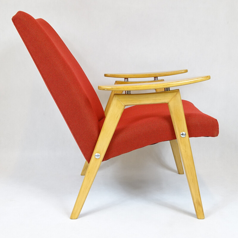 Czech Armchair by Jaroslav Smidek for Ton - 1960s