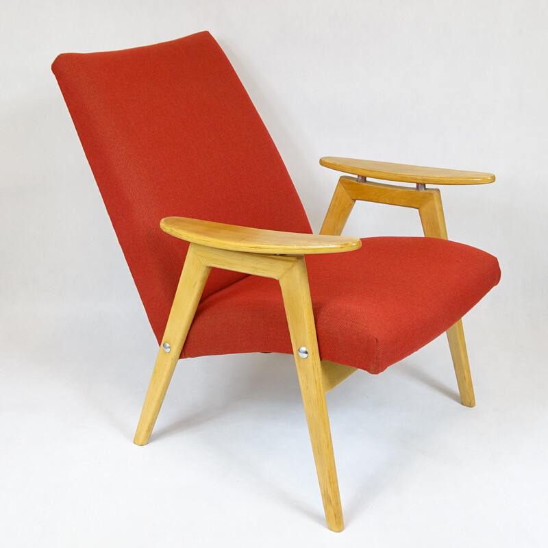 Czech Armchair by Jaroslav Smidek for Ton - 1960s