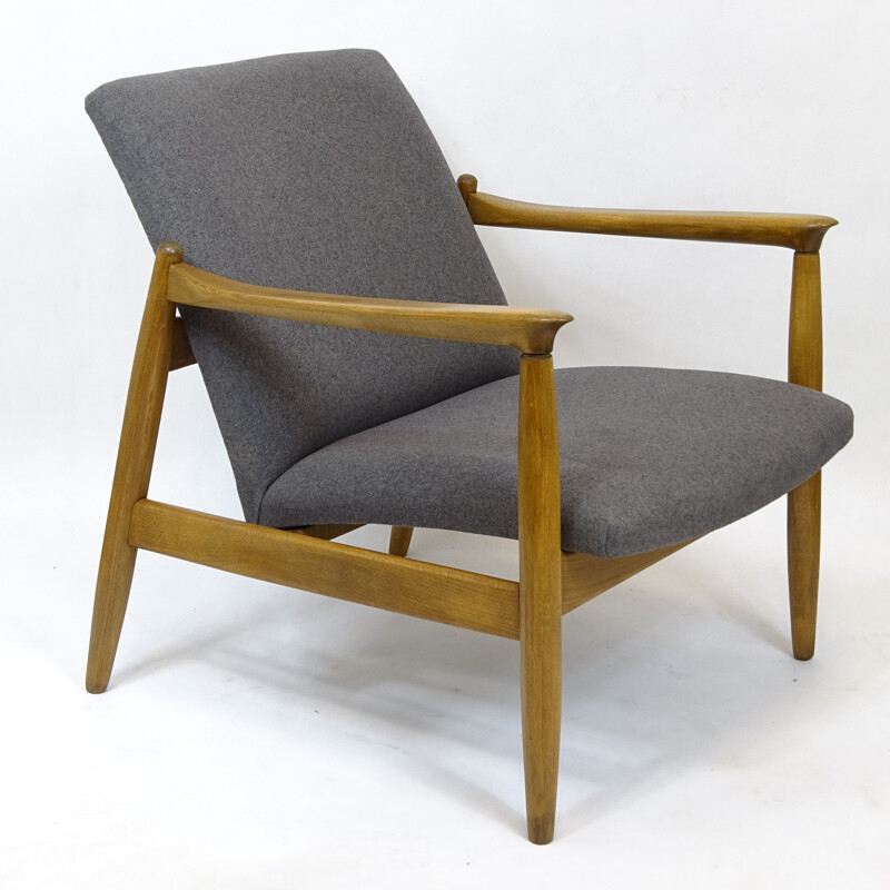 Polish GFM-64 Armchair by Edmund Homa for Gościcińskie Fabryki Mebli - 1960s