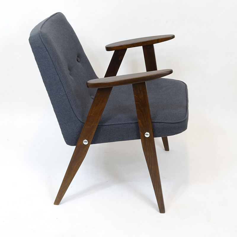 Fauteuil 366 van Józef Chierowski voor Dolnośląska Fabryka Mebli - 1960