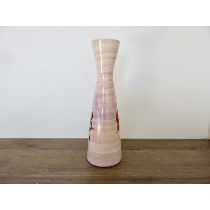 Vase vintage en ceramique par Marie-Christine Treinen, France 1960