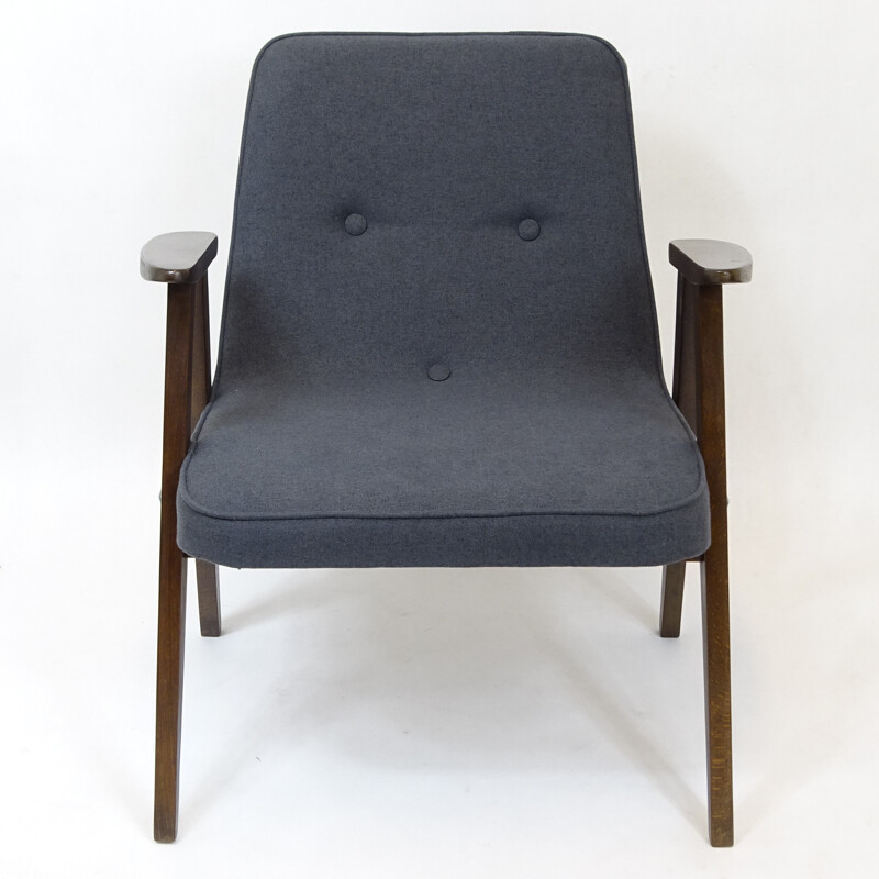 Polish 366 Armchair by Józef Chierowski for Dolnośląska Fabryka Mebli - 1960s