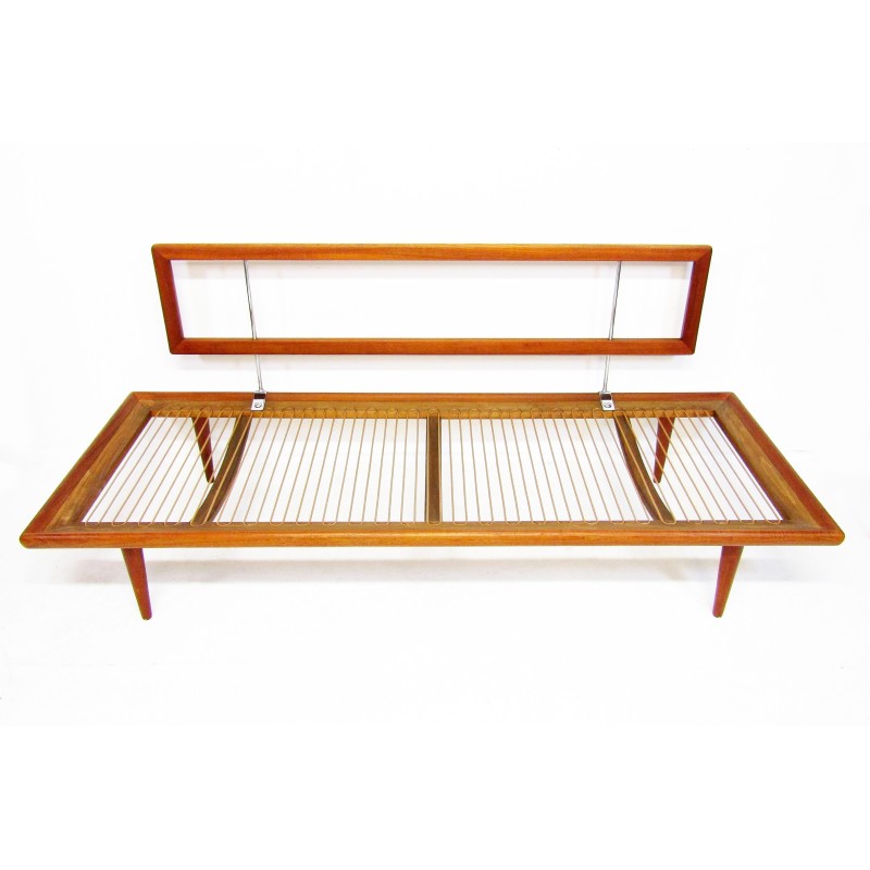 Vintage Minerva 3-seater teak sofa by Peter Hvidt and Orla Mølgaard Nielsen for France et Fils, Denmark 1950