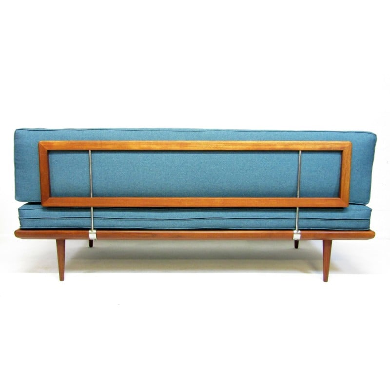 Vintage Minerva 3-seater teak sofa by Peter Hvidt and Orla Mølgaard Nielsen for France et Fils, Denmark 1950
