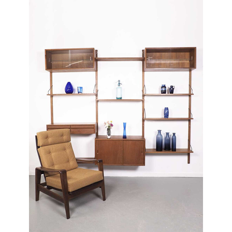 Vintage wall unit by Poul Cadovius, Denmark