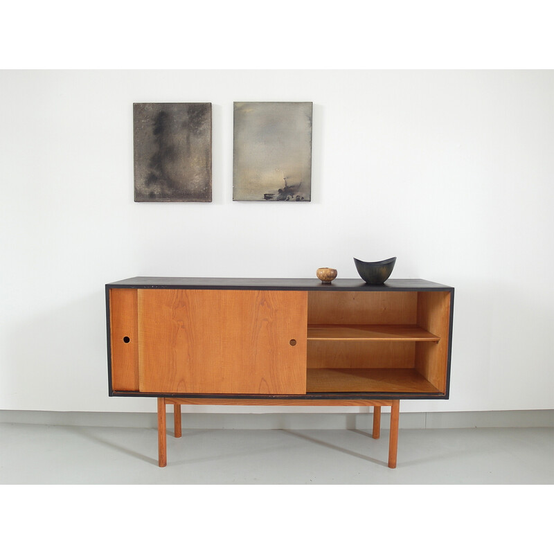 Buffet vintage 521 en bois de pin par Theo Arts pour Arts' Furniture, Pays-Bas 1959