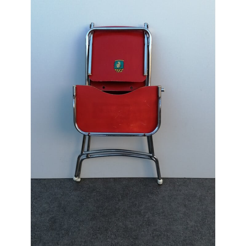 Chaise haute vintage pour enfant, 1960