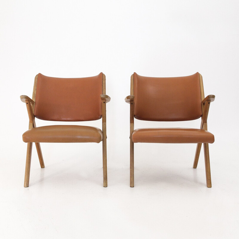 Pair of Italian Armchairs from Dal Vera - 1950s