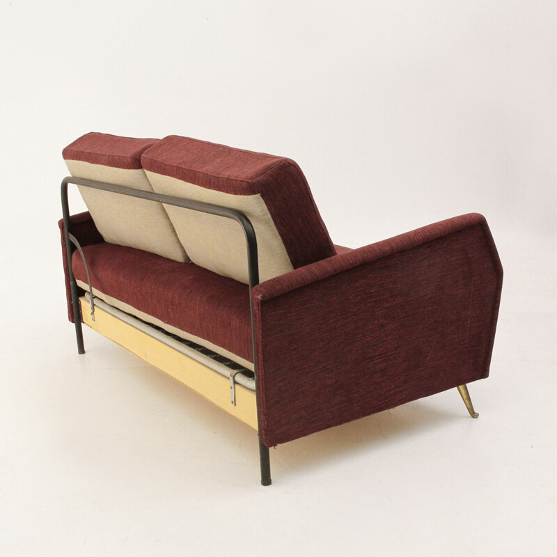 Mid-Century 2-seater Italian Sofa Bed - 1950s