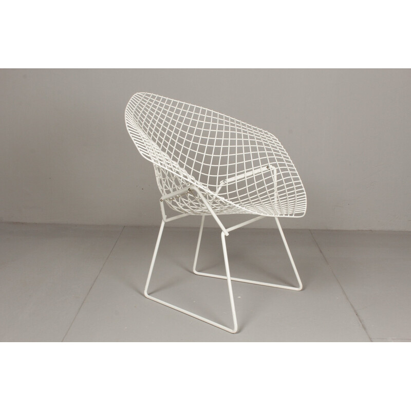 Vintage metal mesh chair by Harry Bertoia for Knoll, Germany 1983