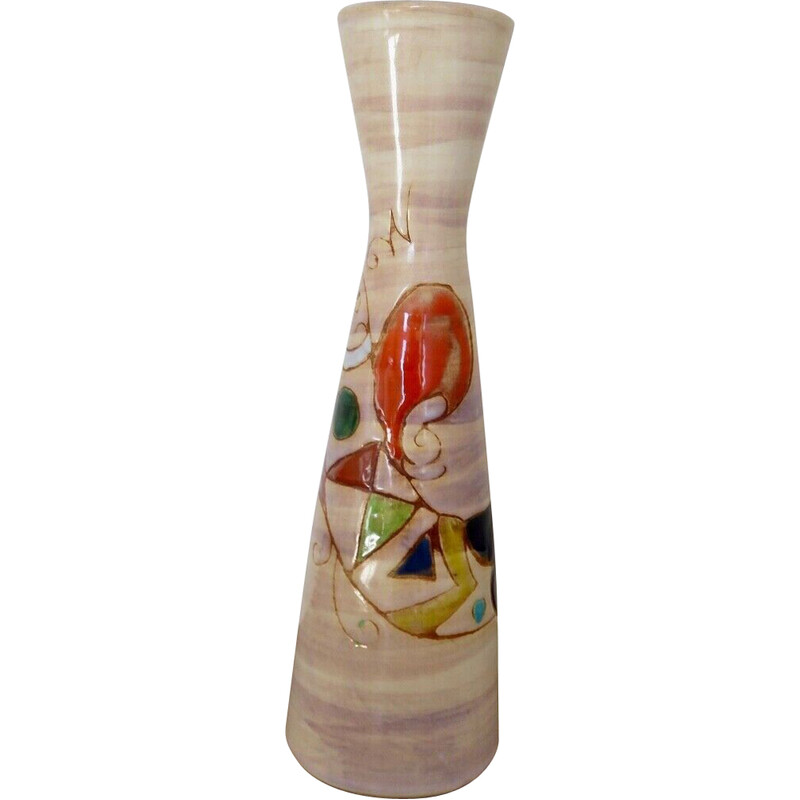 Vintage ceramic vase by Marie-Christine Treinen, France 1960